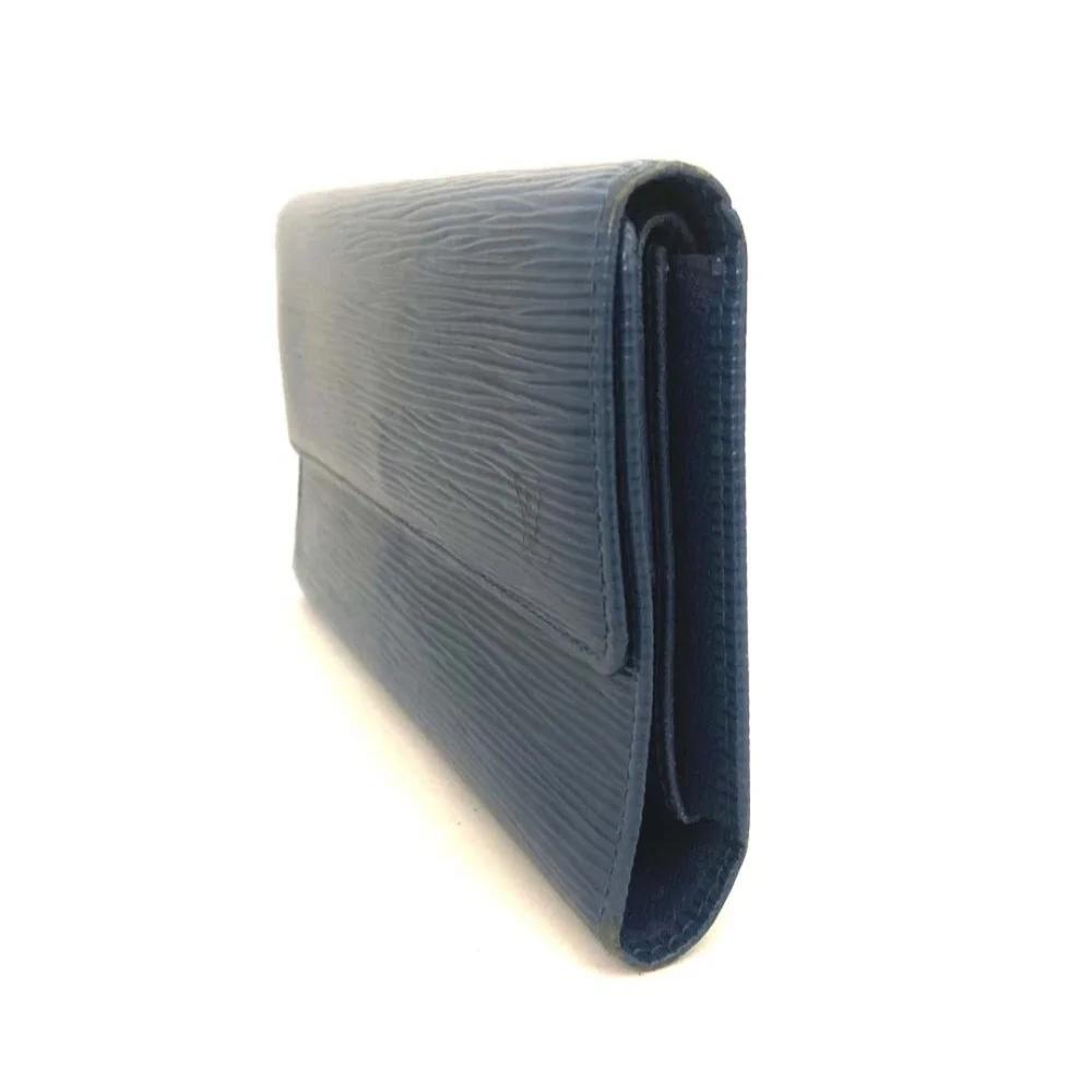 Louis Vuitton Epi Leather Blue Wallet - Picture 4 of 10